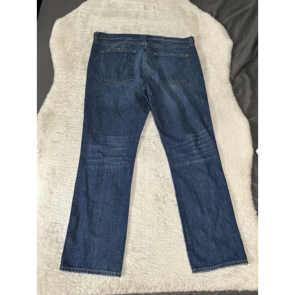 J Crew Vintage Straight Mens Blue Denim Jeans Size 36x31‎ Pants Read